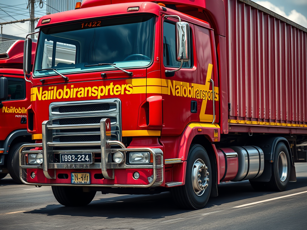 Large truck transporters in Kenya